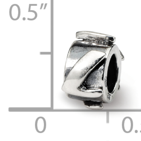 Sterling Silver Reflections Letter L Message Bead - Picture 3 of 3